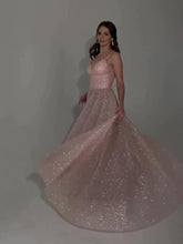 Sequined Backless Evening Dress