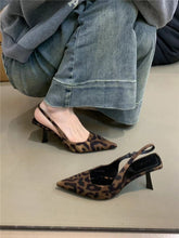 Women's High-grade Leopard-print High-heeled Shoes