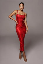 Lady Sexy Pleated Suspender Sheath Dress