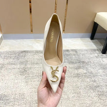 New Fashion Metal Buckle Pointy High Heels Women's