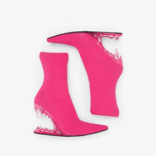Tiger Teeth Shaped High Heel